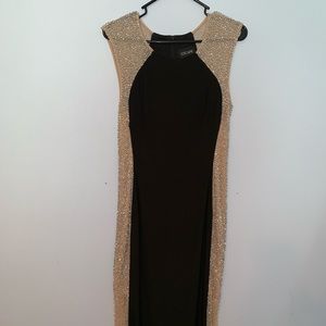 Xscape Rhinestone Illusion Gown